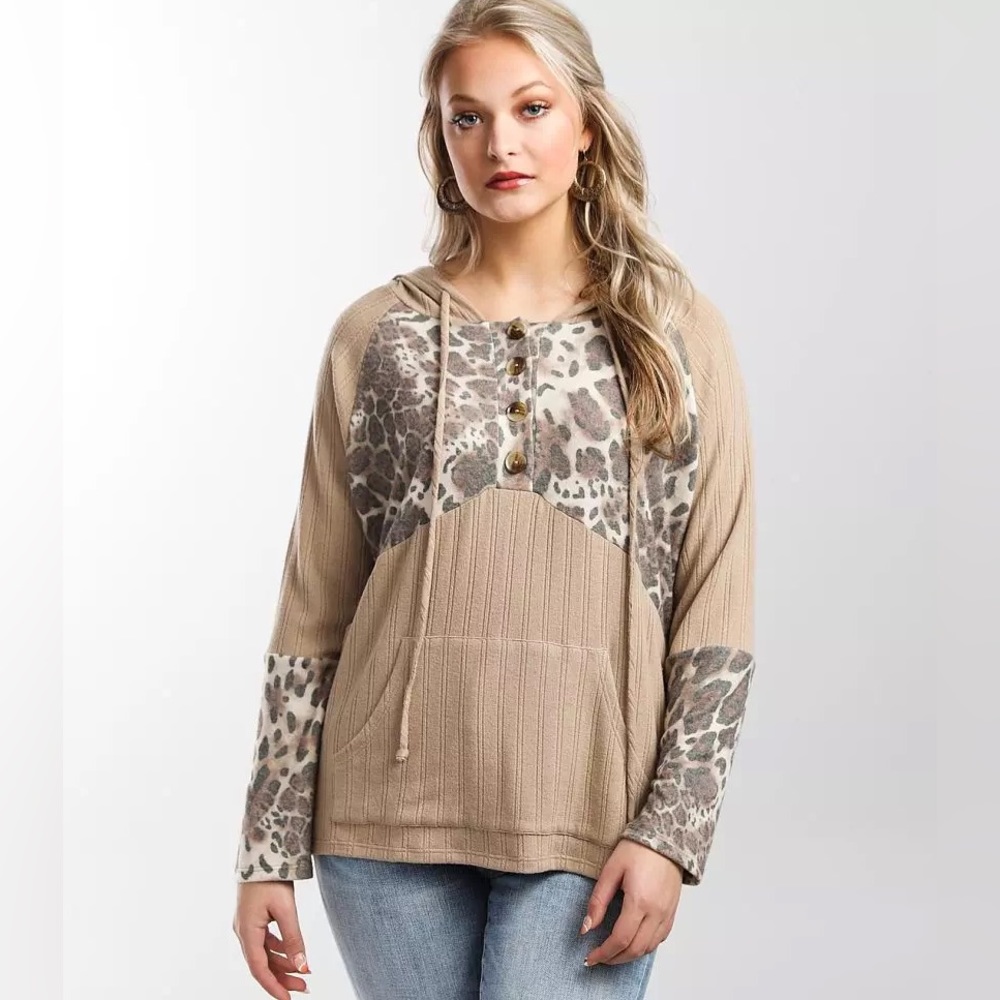 Cheetah Print Hoodie